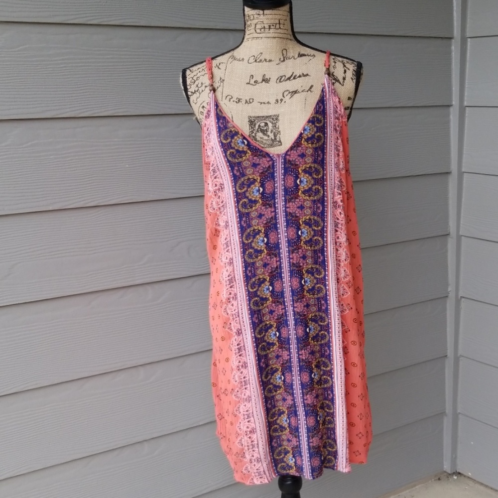 Coral dress